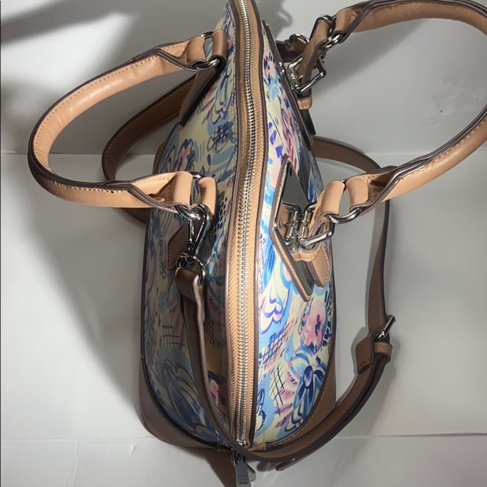 Charming Charlie Floral Satchel/Crossbody Bag - Picture 6 of 15